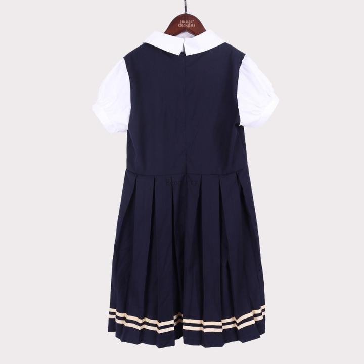 Kidzora Embroidered Cotton Midi Dress