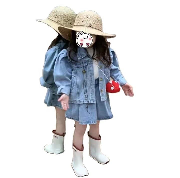 Kidzora Girls Linen Look Co-ord Set
