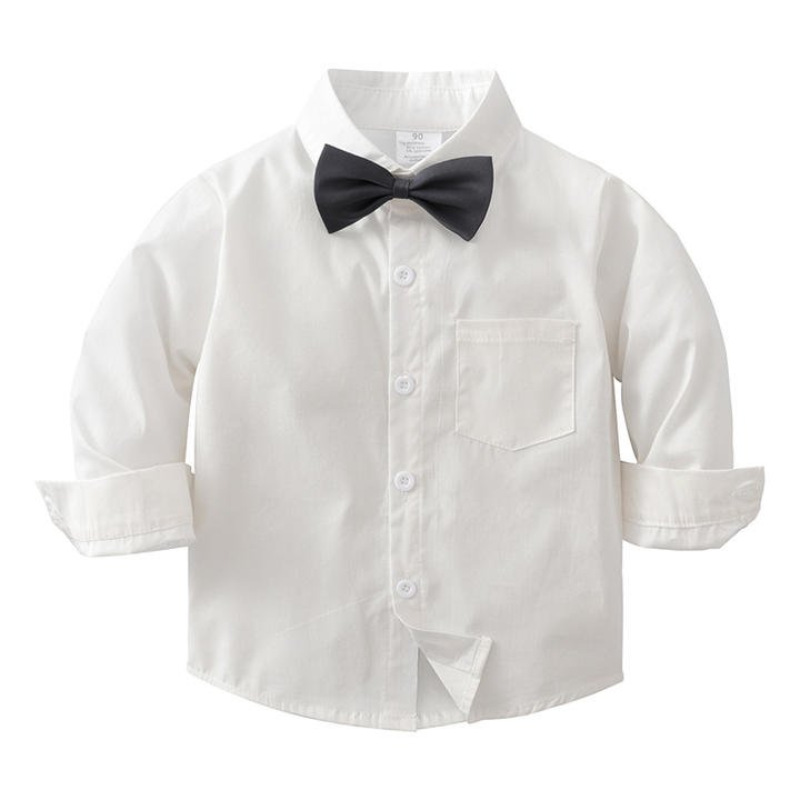 Kidzora Boys Satin Bow Tie Party Set